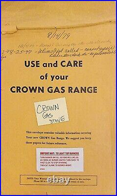 Vintage Crown Stove rare/collectible