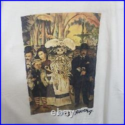 Vintage Diego Rivera Dream Of A Sunday Afternoon In Alameda Size L RARE