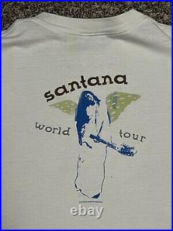 Vintage Double-Sided Carlos Santana Heaven Smiles T Shirt XL 1994 Rare
