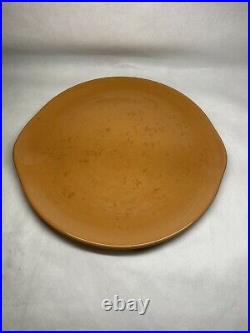 Vintage Elsa Peretti For Tiffany Thumbprint Glazed Terracotta Plate Platter Rare