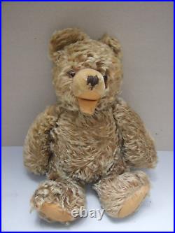 Vintage Hermann Zotty Growling Teddy Bear Toy Germany 1950's Collectables Rare