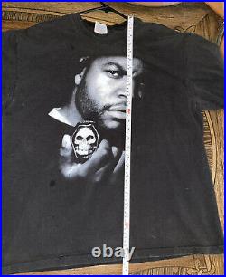 Vintage Ice Cube Rap Tee T-Shirt Sz Extra Large Rare 90s Single Stitch