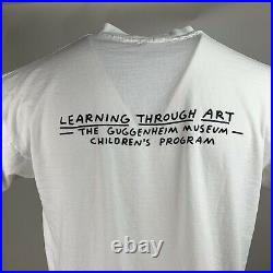 Vintage Keith Haring Rare T Shirt LARGE ORIGINAL 1993 Guggenheim NOT A REPRINT
