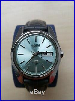 Vintage King Seiko 5626-7000 Automatic Watch with rare green dial