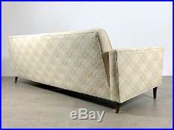 Vintage Mid Century Modern 84 Rare Edward Wormley Dunbar Sofa Couch Open Arm