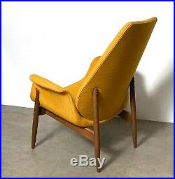 Vintage Mid Century Modern Rare Arthur Umanoff Madison Tall Lounge Chair