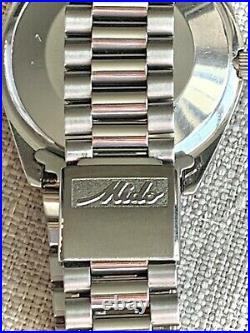 Vintage Mido Commander DayDate Mido 8299 Rare Salmon dial mens watch