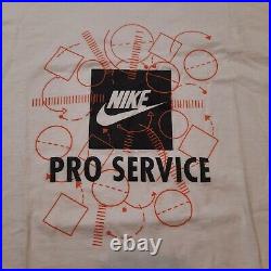 Vintage Nike Pro Service Exclusive Rare Single Stitch 1993 Chicago T Shirt Large