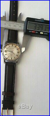 Vintage Omega Seamaster Automatic Cal. 503 Date 20 Jewels Rare Pie Pan Dial Stee