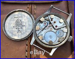 Vintage Omega WWW British Military Watch, With Rare NATO Dial And Hands