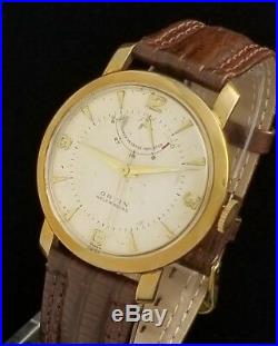 Vintage Orvin Mens Wrist Watch Rare Automatic Power Reserve Wind Indicator