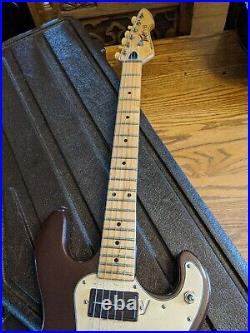 Vintage Peavey Mississippi Mustang T-15 Guitar Hard Case NO Amp Brown Rare