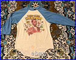 Vintage Pee Wee Herman Rare Shirt 1983 Winterland Productions L