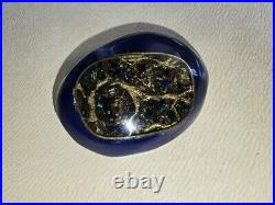 Vintage Pellini Italy Signed Rare Pin Brooch Modernist Freeform Resin Flecks