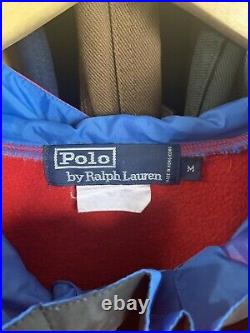 Vintage Polo Hi Tech Pull Over Anorak Fleece Orignal RARE Ralph Lauren