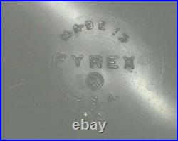 Vintage Pyrex PINK Leaf Chop Plate Platter RARE Underplate For Cake DIsh HTF