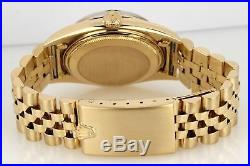 Vintage RARE 1957 Rolex Day-Date 36mm 6511 18K Yellow Gold Black Watch President