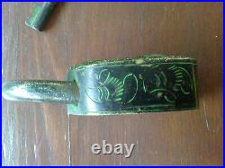 Vintage RARE ANTIQUE BRONZE padlock