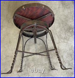 Vintage RARE Antique 1900s REVELL Chicago Cast Iron Chair Cooper