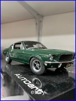 Vintage RARE Antique Ford Bullitt Mustang GT Model Car Collectible 11'