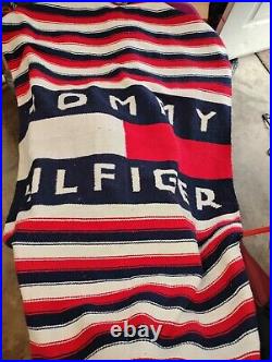 Vintage RARE Tommy Hilfiger Throw Blanket