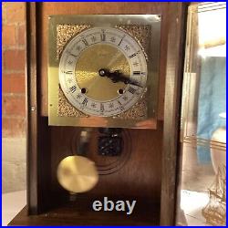 Vintage RARE Wall Clock With Chime 8day Works Great Little River