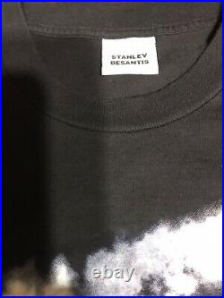 Vintage RARE X-FILES BLACK T-SHIRT XL 1994 Stanley Desantis original