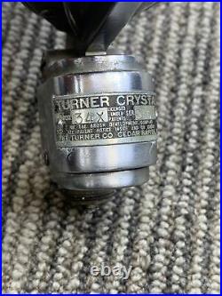 Vintage Rare 1940S Turner 34X Microphone Deco Antique Prop Shure Old