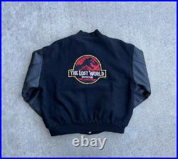 Vintage Rare 1996 Jurassic Park The Lost World Movie Promo Jacket Size Large 90s