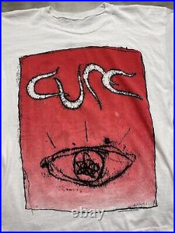 Vintage Rare 90s The Cure Wish Tour Tshirt Licensed Brockum OSFA XL 1992
