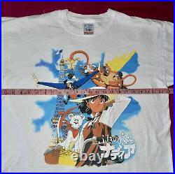 Vintage Rare Anime Nadia secret of bluewater T-shirt XL akira ghost in the shell