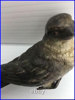 Vintage Rare Antique Austrian Cold Painted Bronze Swallow Bird