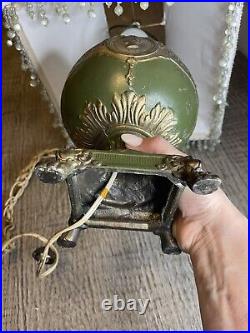 Vintage Rare Antique Cast Iron Lamp? Office Decor