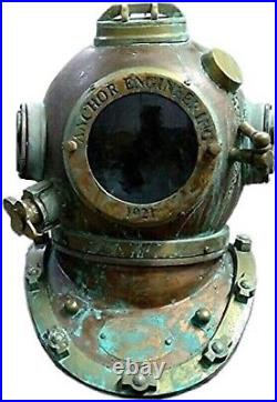 Vintage Rare Antique Diving Helmet Mark V Divers Diving Heavy Helmet deep Se