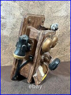 Vintage Rare Antique Juta Sangthaweep 1974 Handmade Hand Crank Telephone