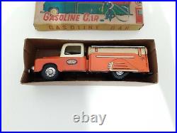 Vintage Rare Antique Old Collectible Tin Toy Gasoline Car Japan Gift Item For