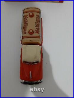 Vintage Rare Antique Old Collectible Tin Toy Gasoline Car Japan Gift Item For