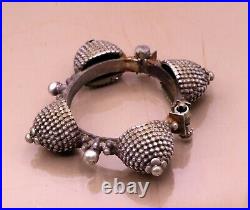 Vintage Rare Antique Special Silver Bangle Cuff Bracelet Tribal Jewelry Cb09