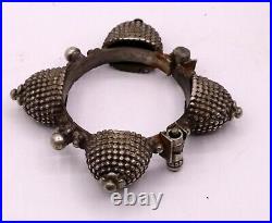 Vintage Rare Antique Special Silver Bangle Cuff Bracelet Tribal Jewelry Cb09