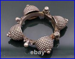 Vintage Rare Antique Special Silver Bangle Cuff Bracelet Tribal Jewelry Cb09