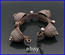 Vintage Rare Antique Special Silver Bangle Cuff Bracelet Tribal Jewelry Cb09