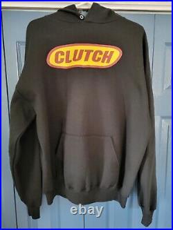 Vintage Rare Authentic CLUTCH band Pure Rock Fury hoodie Size XL