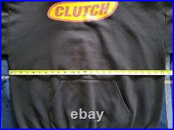 Vintage Rare Authentic CLUTCH band Pure Rock Fury hoodie Size XL