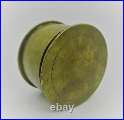 Vintage Rare Brass Nashik Container