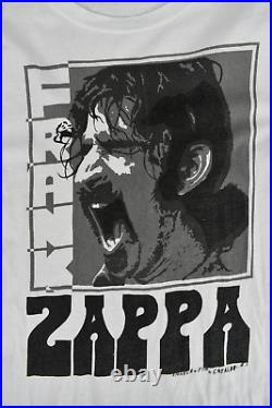 Vintage Rare Frank Zappa Single Stitch T-Shirt Size XL
