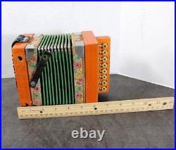 Vintage Rare Gebr Ludwig German Small Piccolo Accordion Children's Antique Toy