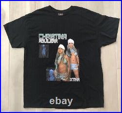 Vintage Rare Htf Royelle Christina Aguilera Xtina XXL 2xl Mens Black T-shirt