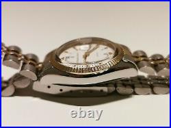 Vintage Rare Ladies Swiss Two Tone St. Steel Quartz Watch Emilio Carducci