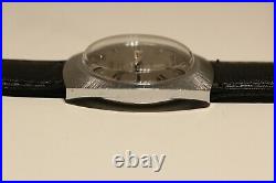 Vintage Rare Nice Chromed Mechanical Men's Swiss Watch Duward Select 17j