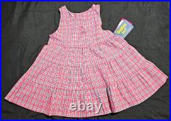 Vintage Rare Oshkosh B'gosh Plaid Dress Size 3 Toddler